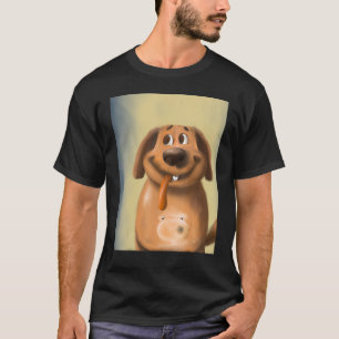Dog sticking out tongue goofy dog T-Shirt