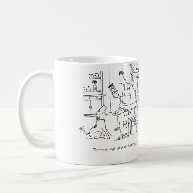 Dog Story Book mug (Left)