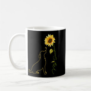 Dog Sunflower Cute Dog Tees Sunshine Dog Lover _ Coffee Mug