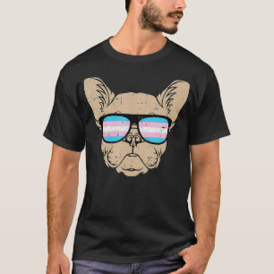 Dog Sunglasses Transgender Pride Puppy Lover LGBTQ T-Shirt