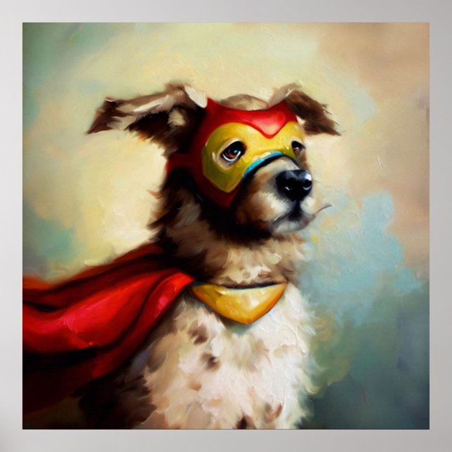 Dog Superhero Poster (Front)