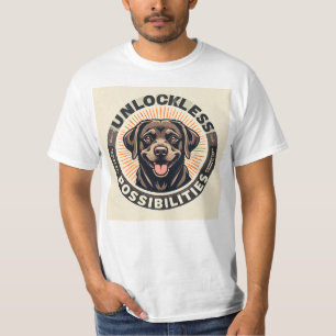 Dog Symbolising Optimism and Endless Possibilities T-Shirt