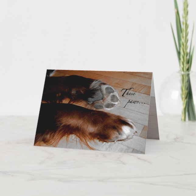 Dog Sympathy card (Front)