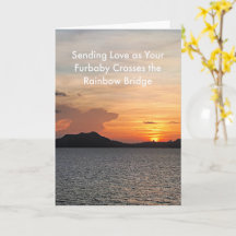 Dog Sympathy Card - Cloud in the Sky 