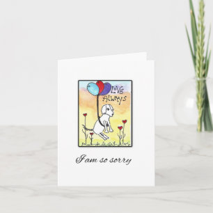Dog Sympathy Card, Pet Loss, Death, Memorial Card