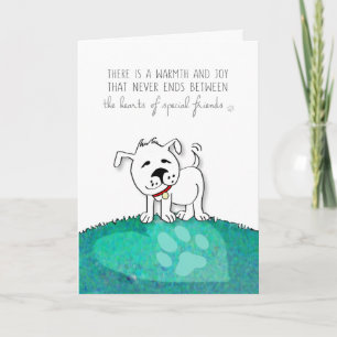 Dog Sympathy Card - The Hearts of Special Friends