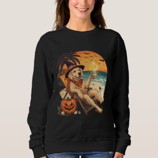 Dog T-Shirt – Funny Golden Retriever Halloween Sweatshirt