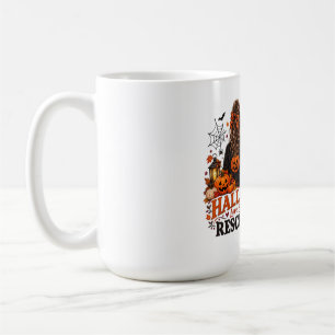 Dog T-Shirt Halloween Rescue Dogs Love Saves Lives Coffee Mug