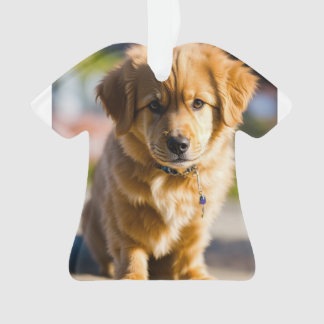 dog t shirt ornament