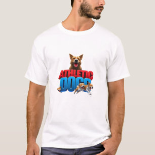 DOG T-SHIRT with adorable puppy illustrations,