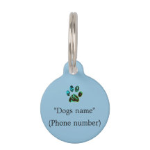 Dog Tag Blue