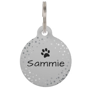 Dog Tag Custom Grey