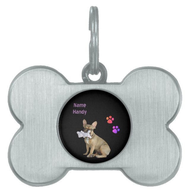 Dog tag French Bulldog  (Front)
