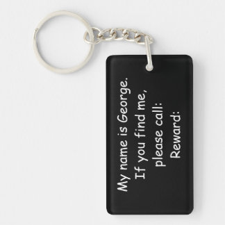 Dog Tag Key Ring