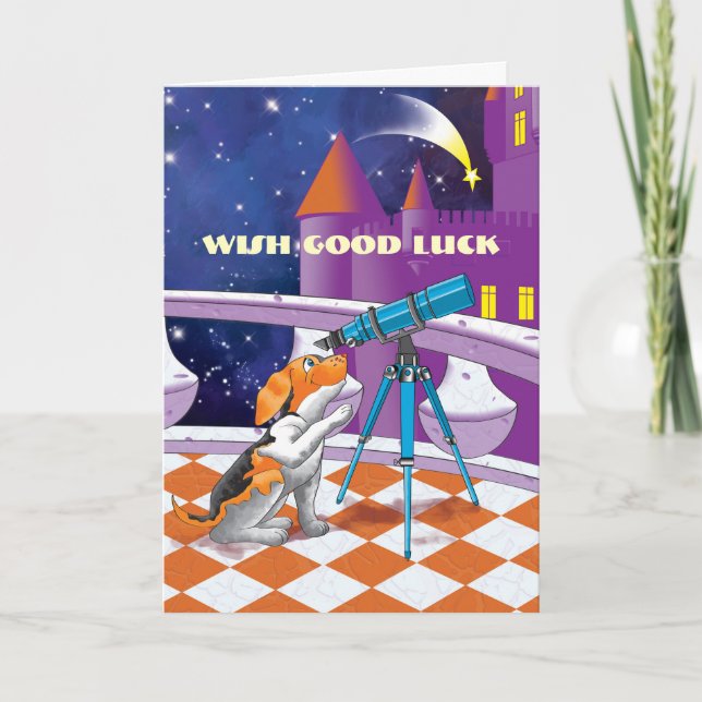 dog telescope card (Front)