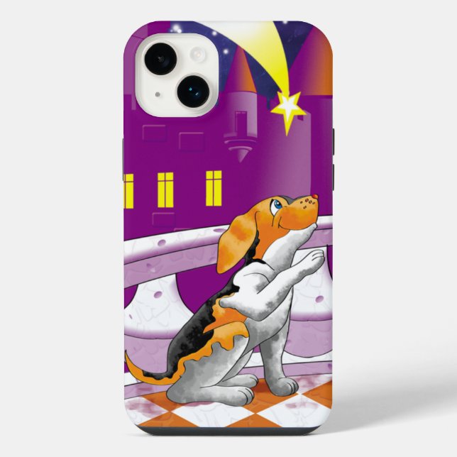dog telescope iPhone case (Back)