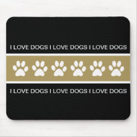 Dog Theme Mouse Pad