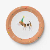 Dog Themed Birthday Party Plates