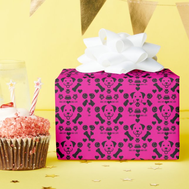 Dog Themed Gift Wrapping Paper (Birthday Party)