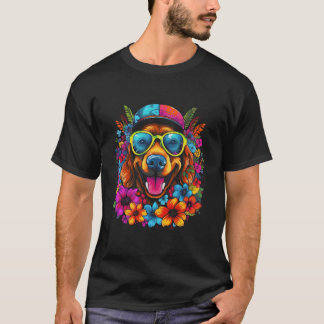 Dog-Themed Vintage Style T-Shirt