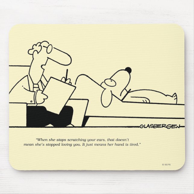 Dog Therapy Mouse Pad (Front)