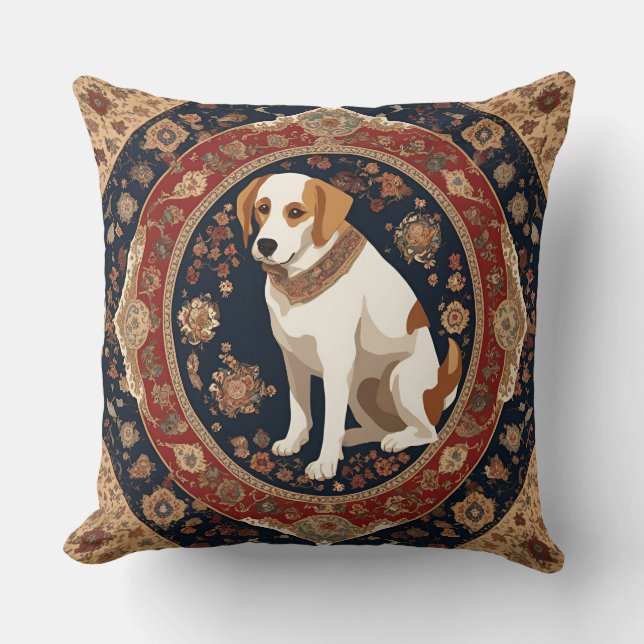 Dog Throw Pillow (Front)