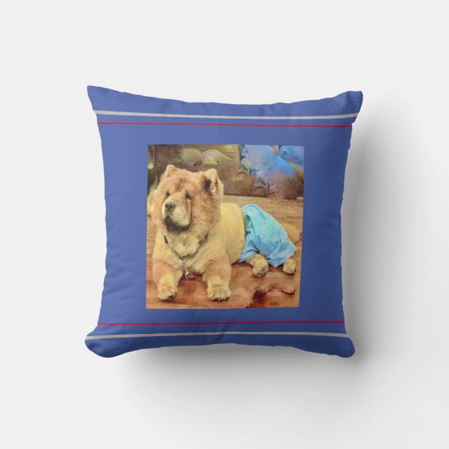 Dog Throw Pillow (Front)