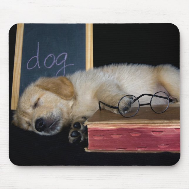 Dog Tired Mouse Pad (Front)