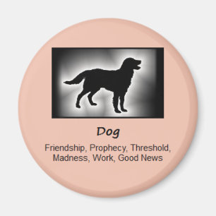 Dog Totem Animal Spirit Meaning Magnet