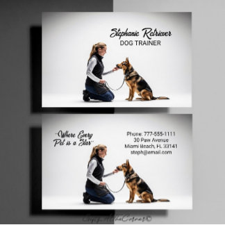 Dog Trainer Business Card