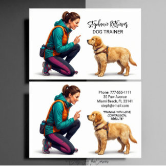 Dog Trainer  Business Card