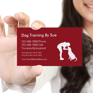 Dog Trainer Business Cards