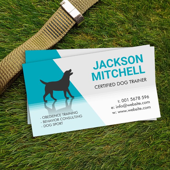 Dog Trainer - Canine Behaviorist  Business Card (Creator Uploaded)