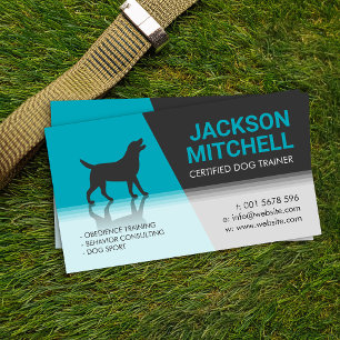 Dog Trainer - Canine Behaviorist  Business Card