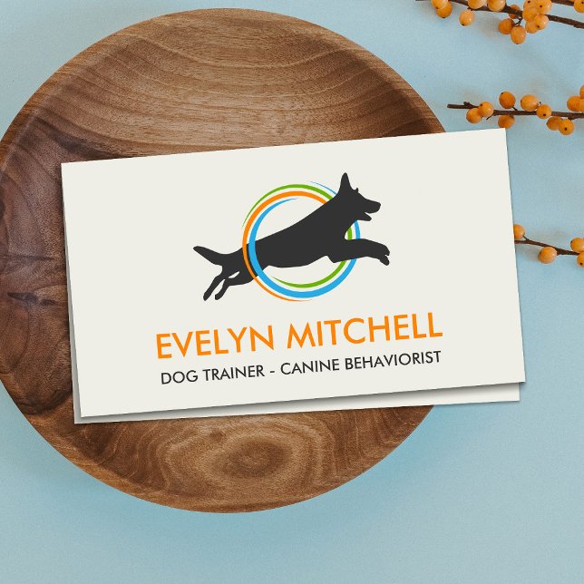Dog Trainer - Canine Behaviorist  Business Card (Creator Uploaded)