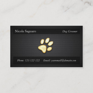 Dog Trainer Groomer Business Card