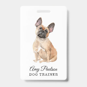 Dog Trainer Pet Services Badge ID Badge