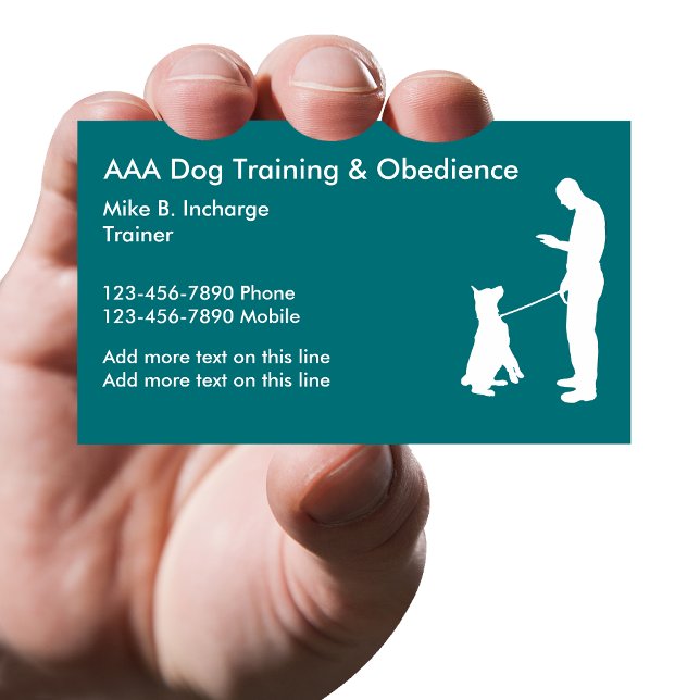 Dog Training And Obedience Business Card (Creator Uploaded)