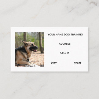 Dog Training Business Card