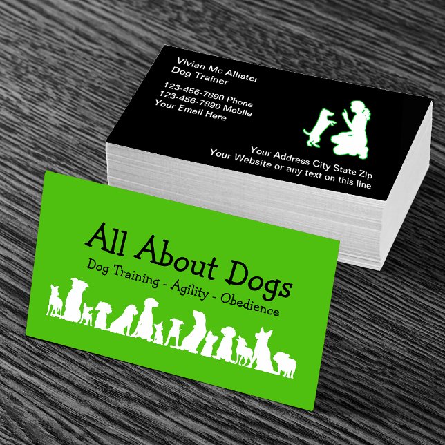 Dog Training Professional Business Card (Creator Uploaded)