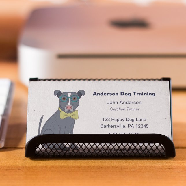 Dog Training Trainer Obedience School Business Card (Creator Uploaded)