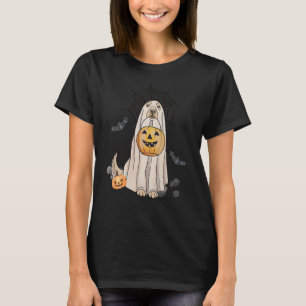 Dog Treat Or Treating Pyjamas Jackolantern Ghost H T-Shirt