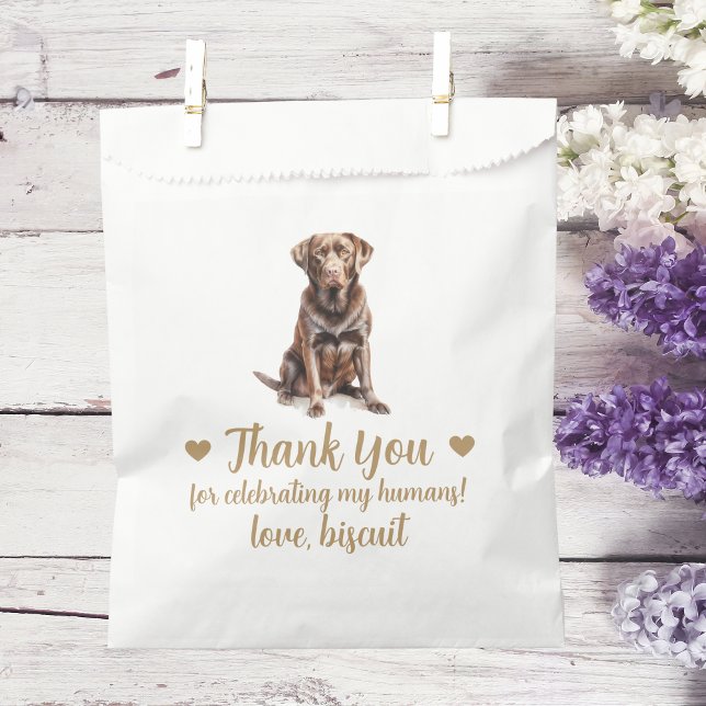 Dog Treat Wedding Favour Bag (Creator Uploaded)