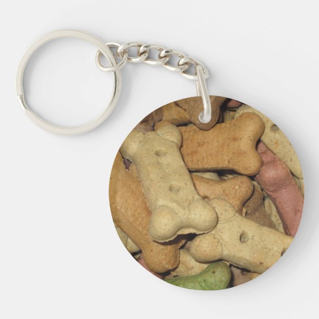 Dog Treats Acrylic Keychain (Front)