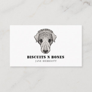 Dog Treats Baker Business Card