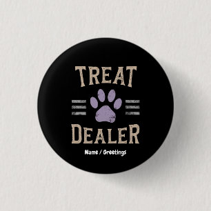 Dog Treats Dealer Funny Humour Design Perfect 3 Cm Round Badge