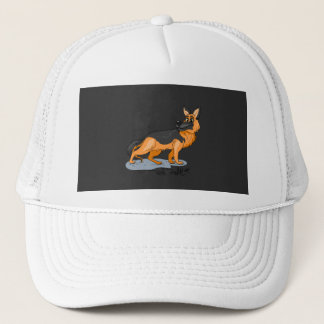 dog trucker hat