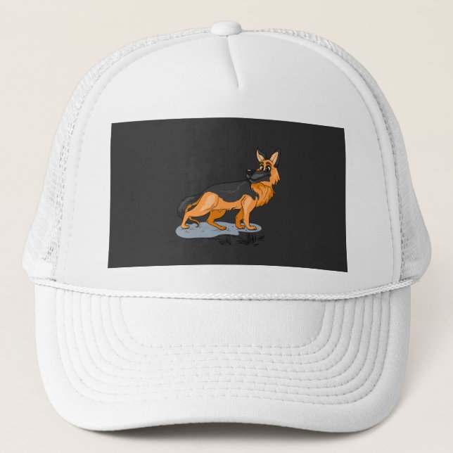 dog trucker hat (Front)