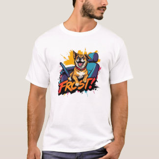 Dog Trying To Be A Part Of The Front Seat Conversi T-Shirt