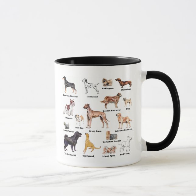 Dog Types Mug (Right)
